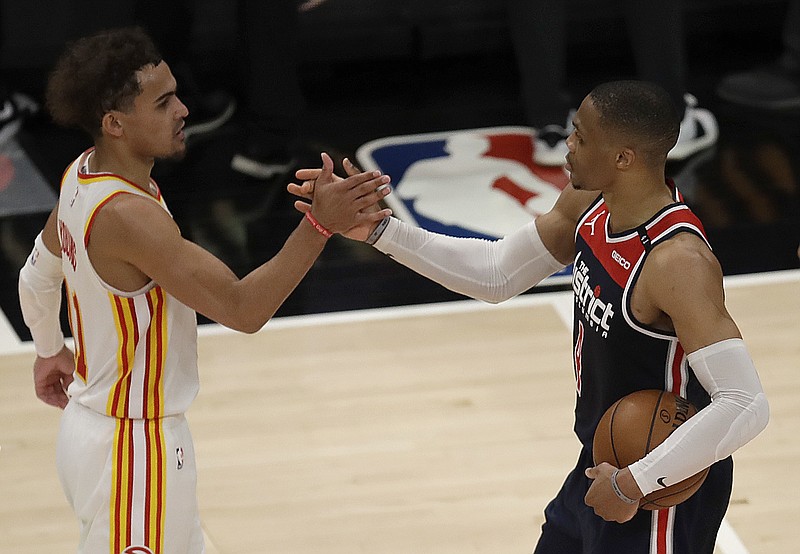Russell Westbrook of the Washington Wizards shoots the ball during
