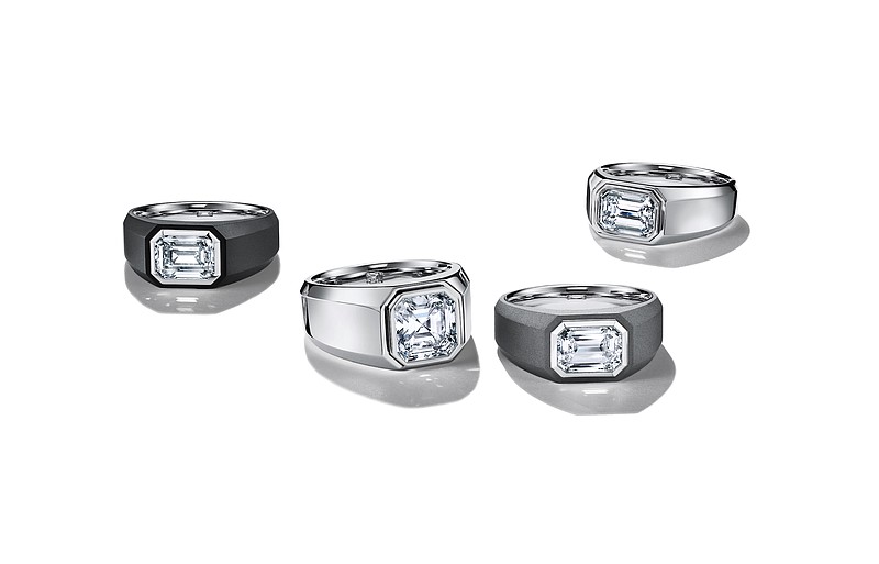 Last month Tiffany & Co. unveiled diamond engagement rings for men. MUST CREDIT: Tiffany and Co.