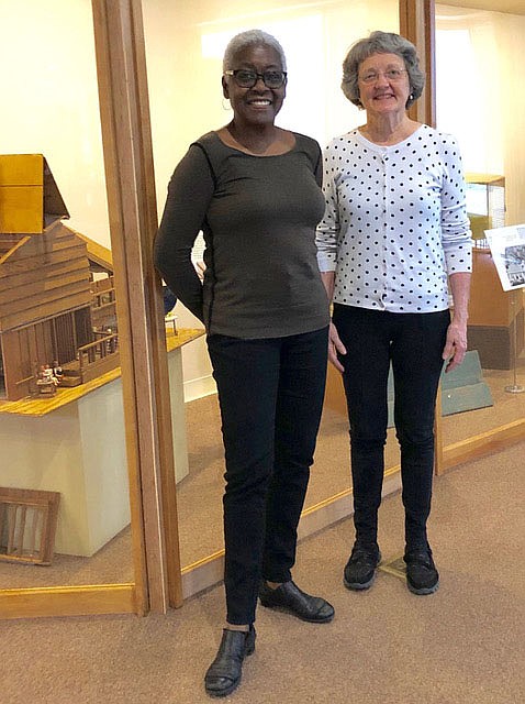 RoAnne Elliott (left) is the project leader and Margaret Holcomb is a member and historian in the Washington County Community Remembrance project. After three years of planning and coordinating, the group is unveiling a memorial plaque Saturday at Oaks Cemetery in Fayetteville — the area’s first planned Black cemetery — for three victims of racial violence and terror in Washington Country: Aaron, Anthony and Randall, three enslaved men who died in 1856. “The memorial will serve as an acknowledgement of racial injustice, a necessary step toward reconiliation and healing for our community as we work together with greater understanding, honesty and courage to create a fully just community.”

(Courtesy Photo)