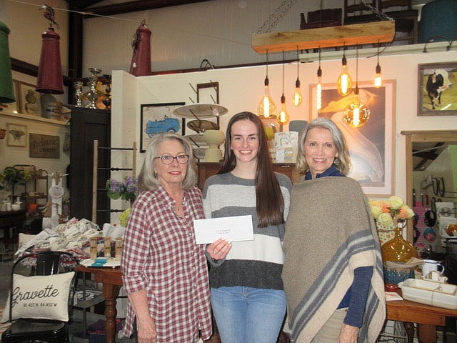 P.E.O. Chapter CD President, Sharon Warner, and STAR Scholarship Chairperson, Rose Fowler, met Ava Mitchael to present her with Chapter CD STAR Candidate Award for 2021. Ava is the daughter of Jill and Steve Mitchael. She is graduating from Bentonville West and will attend the University of Arkansas in the fall, to pursue a degree in healthcare.

Courtesy Photo