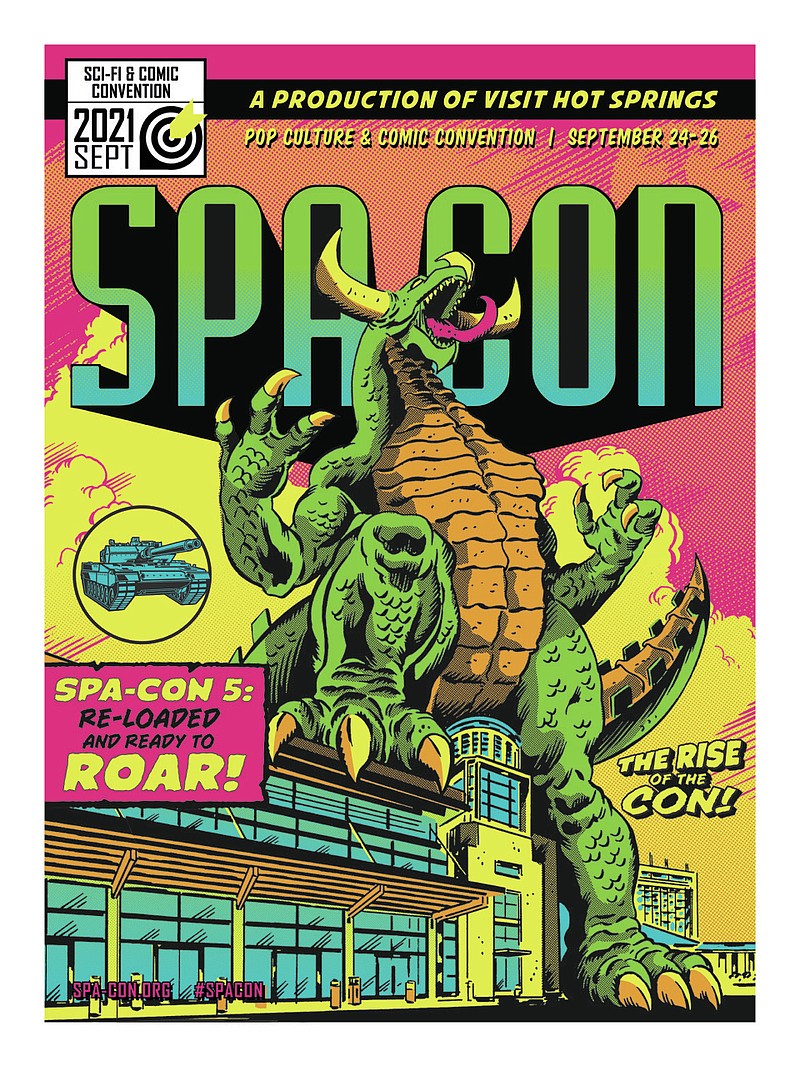 Northwest Arkansas-based artist Chad Maupin created the poster for this year’s Spa-Con. - Submitted photo