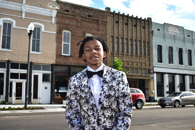 Ke'Auvion Dean overcame a brain tumor at age 10 and stayed the course to graduate from Friendship Aspire Academy Southeast Campus this week. (Pine Bluff Commercial/I.C. Murrell)