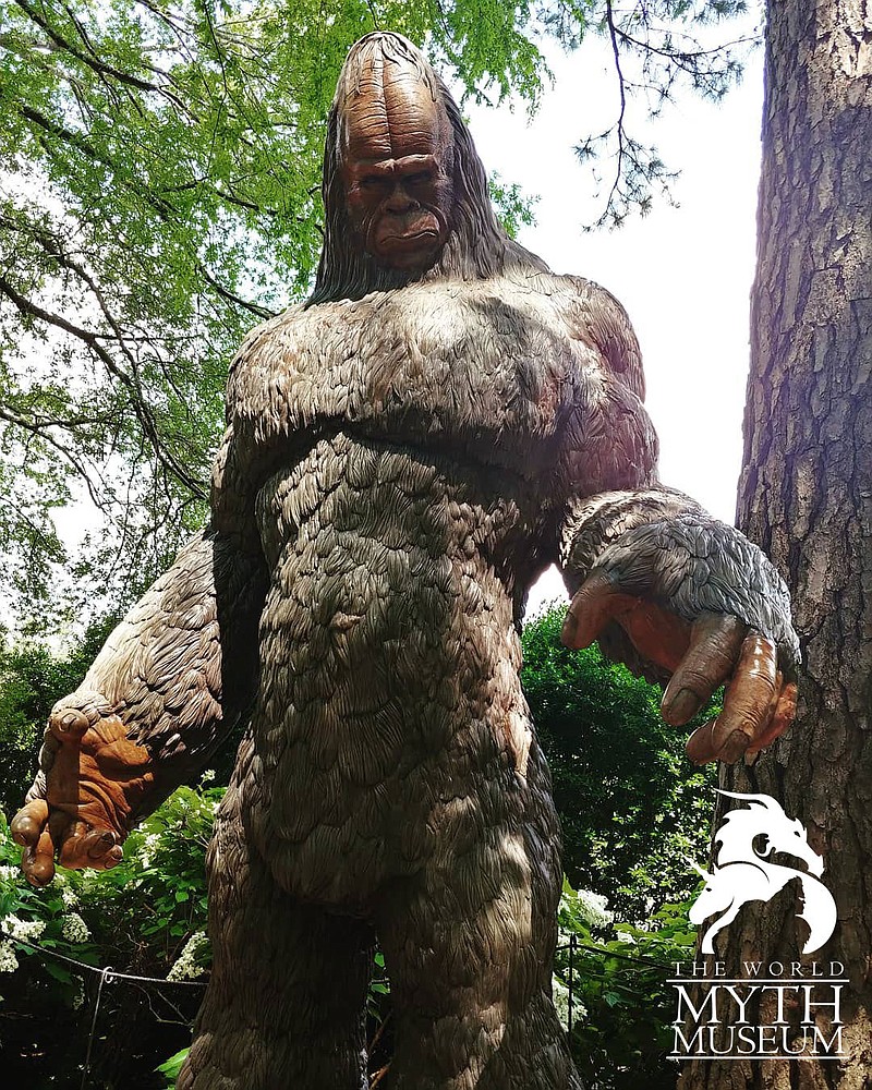 Whether he's called Sasquatch, Yeti, Orang Pendek or Yowie, a hairy manlike beast who walks on two feet — and leaves giant footprints — is found in folklore around the world. This one will soon be a permanent resident of the World Myth Museum, which its creators hope will be based in Northwest Arkansas.
(Courtesy Photo/World Myth Museum)