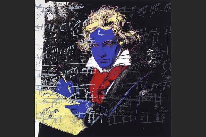 Beethoven is immortalized in this work by Andy Warhol. (AP/The Andy Warhol Museum)
