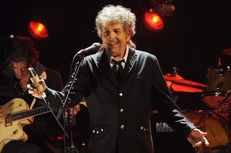 Bob Dylan performs in Los Angeles on Jan. 12. (AP file photo/Chris Pizzello)