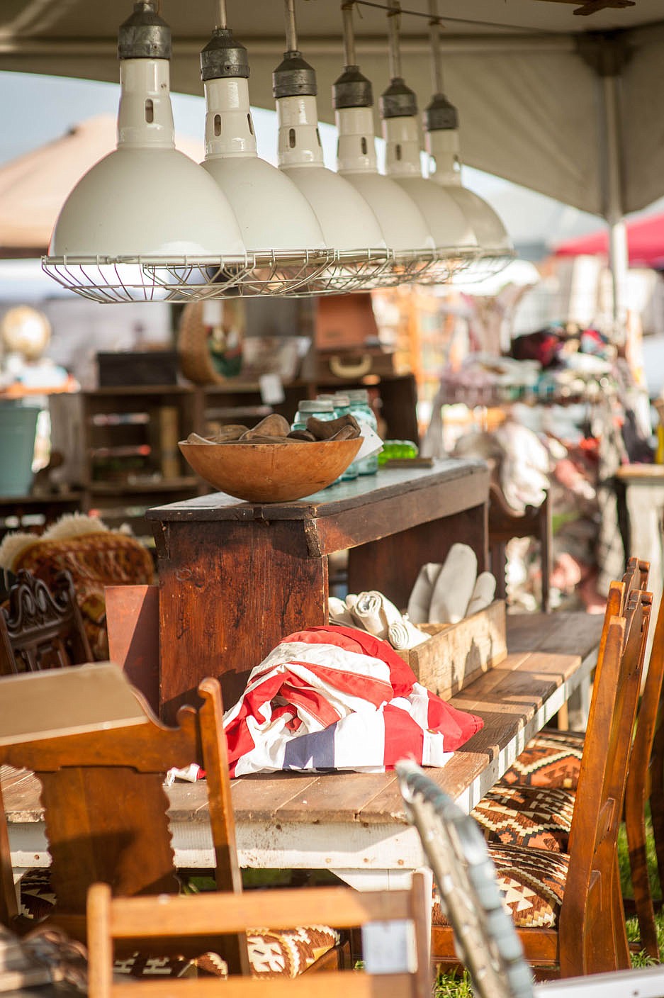 Prairie Grove’s Junk Ranch has been named one of Flea Market Magazine’s “Readers’ Favorite Outdoor Small Fleas and Vintage Shows” as well as a “Vintage Show Crush” by the same national publication. More than 100 vendors set up on the expansive grounds of the ranch on Centerpoint Road near Prairie Grove.
(NWA Democrat-Gazette/Lara Jo Hightower)