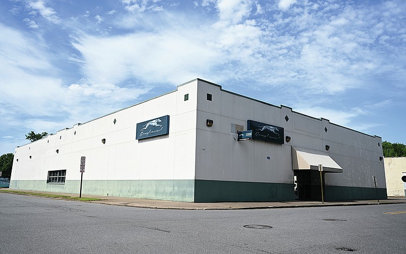 The Greyhound station on Washington Avenue in North Little Rock, Monday, May 24, 2021. (Arkansas Democrat-Gazette/Stephen Swofford)