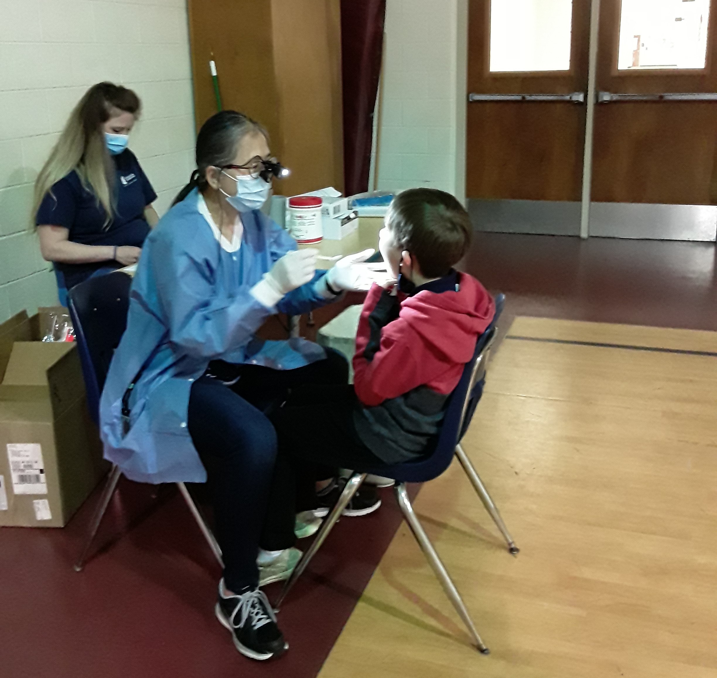 Program has students flashing smiles