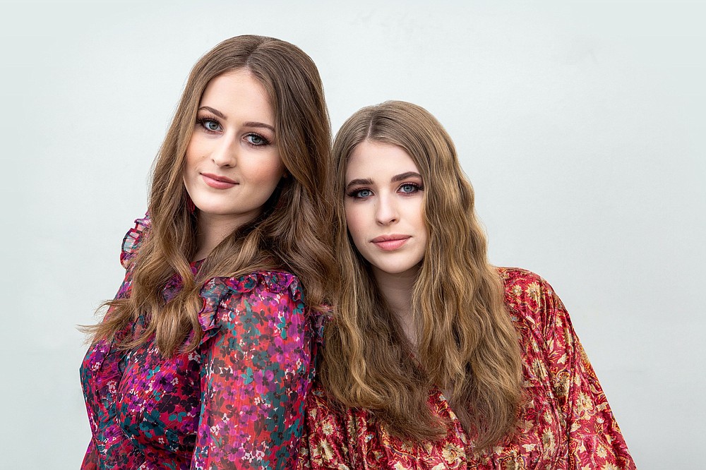 The Render Sisters, Mary-Keaton and Stella, are nominated for two Arkansas Country Music Awards — Young Artist of the Year and Video of the Year for “Lost Boy,” directed by Joe Sikkema and Pam Tillis. (Special to the Democrat-Gazette/Chad Crawford)