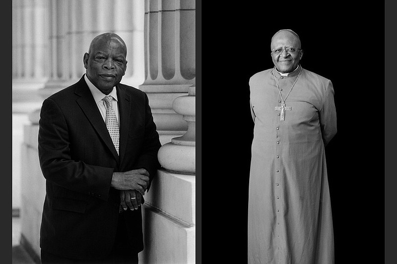 Mariana Cook’s photographs of human rights champions, including the late U.S. Rep. John Lewis and South African Bishop Desmond Tutu, are part of “Justice: Faces of the Human Rights Revolution,” on display through Aug. 21 at University of Arkansas-Pulaski Technical College in North Little Rock.