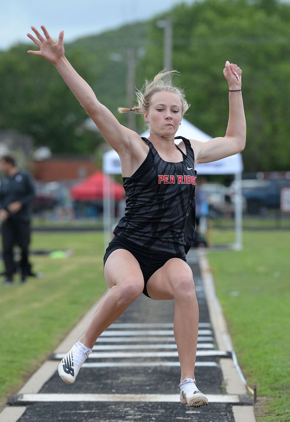 Blakelee Winn of Pea Ridge has been selected as all-NWADG girls track athlete of the year. (NWA Democrat-Gazette/Andy Shupe)