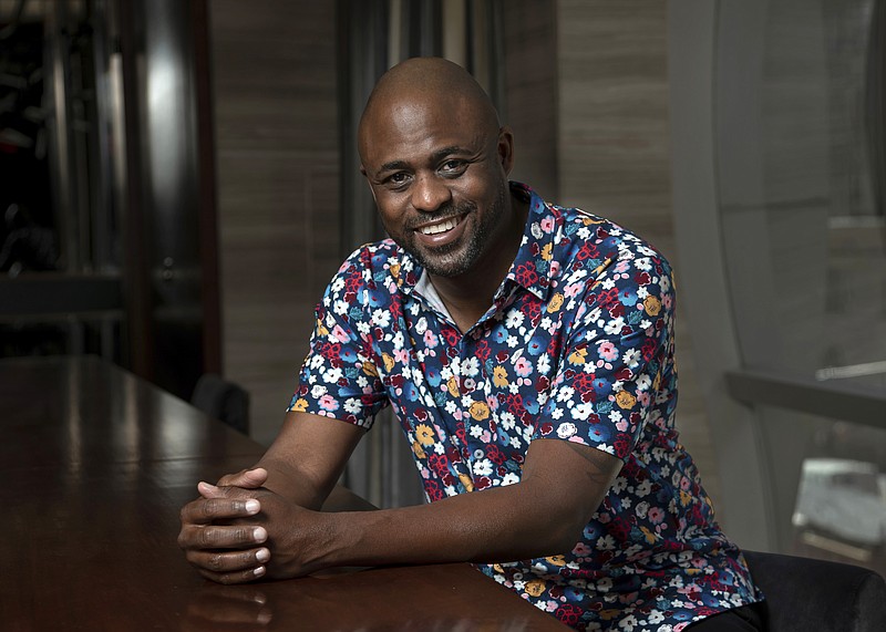 Actor, comedian and singer Wayne Brady shares a bit of his painful past on a spoken-word track — “A Piece by the Angriest Black Man in America (or, How I Learned to Forgive Myself for Being a Black Man in America).” The track appears on “Transformation: Personal Stories of Change, Acceptance, and Evolution,” the new spoken-word jazz album by actress Glenn Close with Grammy-winning jazz musician Ted Nash. (Invision/AP/Christopher Smith)