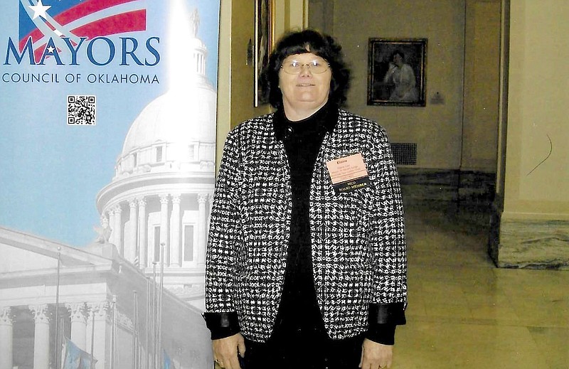 Photo Submitted During the winter of 2011, Elaine Carr went to the Oklahoma State Capitol for a conference of the Council of Mayors. Carr said she believes she was selected to be on the council in 2010.