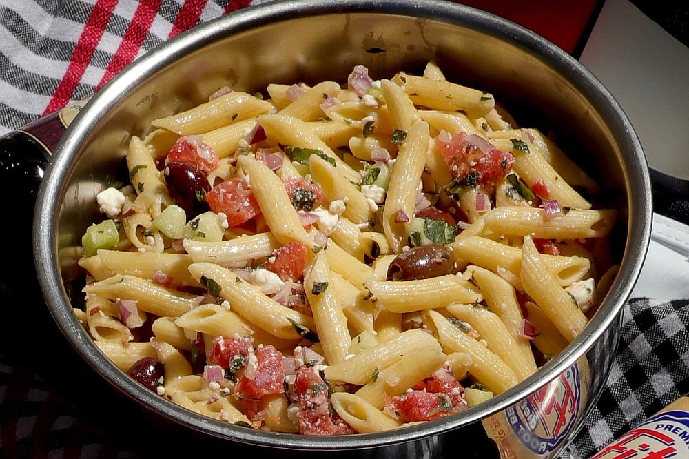 Pasta Salad with Black Olives and Feta (TNS/St. Louis Post-Dispatch/Hillary Levin)