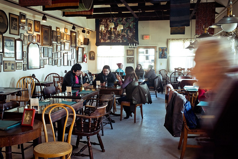 Bloodroot, a vegan and vegetarian restaurant in Bridgeport, Conn., has roots in the lesbian and feminist civil rights movements of the 1970s. Many gay restaurants have closed in a time of growing inclusion and more fluid sexual identities but in several places around the country, they remain anchors of safety and community. (The New York Times/Gabriela Herman)