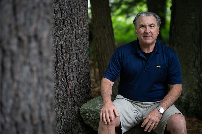 Danny Kerr, director of Camp Pemigewassett, poses for a portrait in Keene, N.H., on May 28, 2021. MUST CREDIT: Bloomberg photo by Elizabeth Frantz