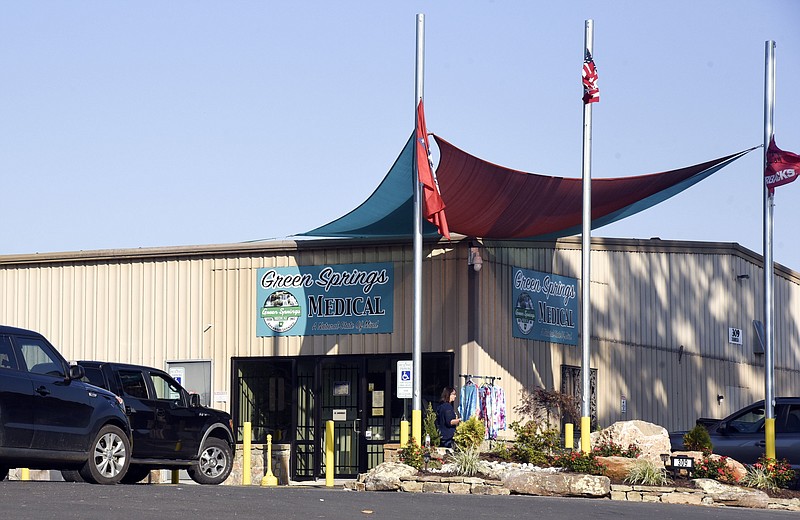 Green Springs Medical Marijuana Dispensary is shown on Nov. 5, 2019. - File photo by The Sentinel-Record