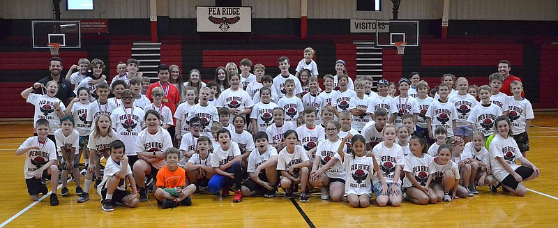 Young athletes participated in both basketball and track camps this past week under the tutelage of coaches from both the high school and junior high school as well as varsity athletes.