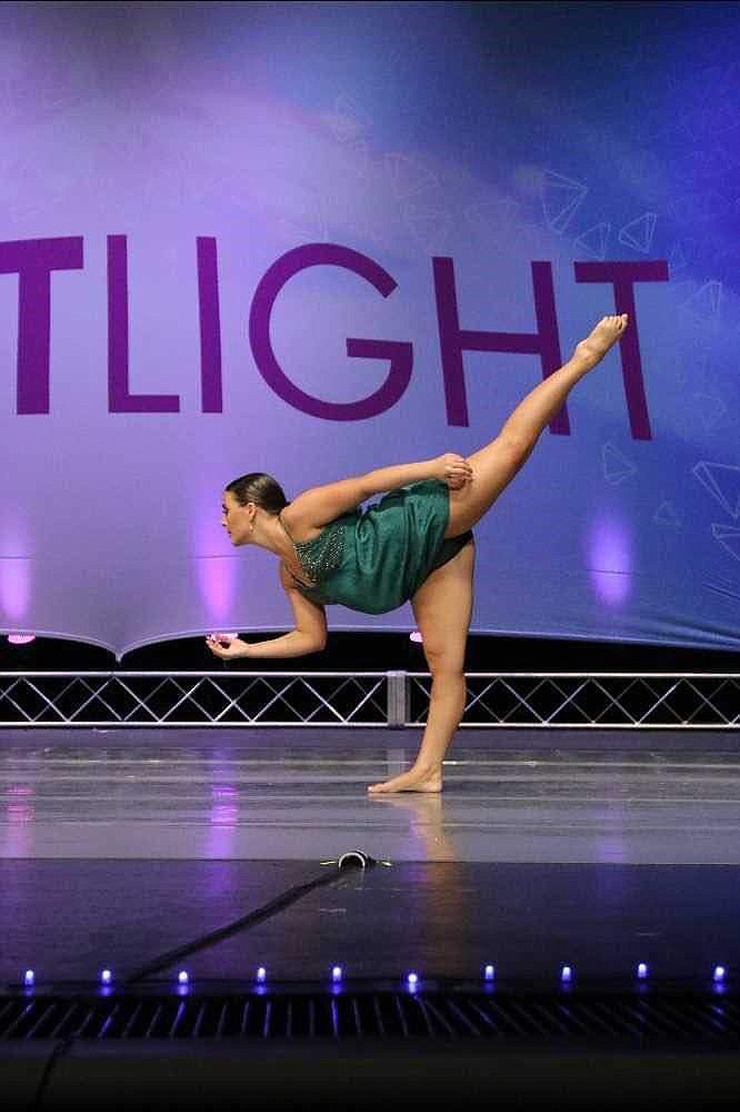 PHOTO PROVIDED BY ZOEE ROLLAND. One of Rolland's favorite dances this year was her solo "Pray You Catch Me." "Pray You Catch Me" was a farewell to dance for Rolland.