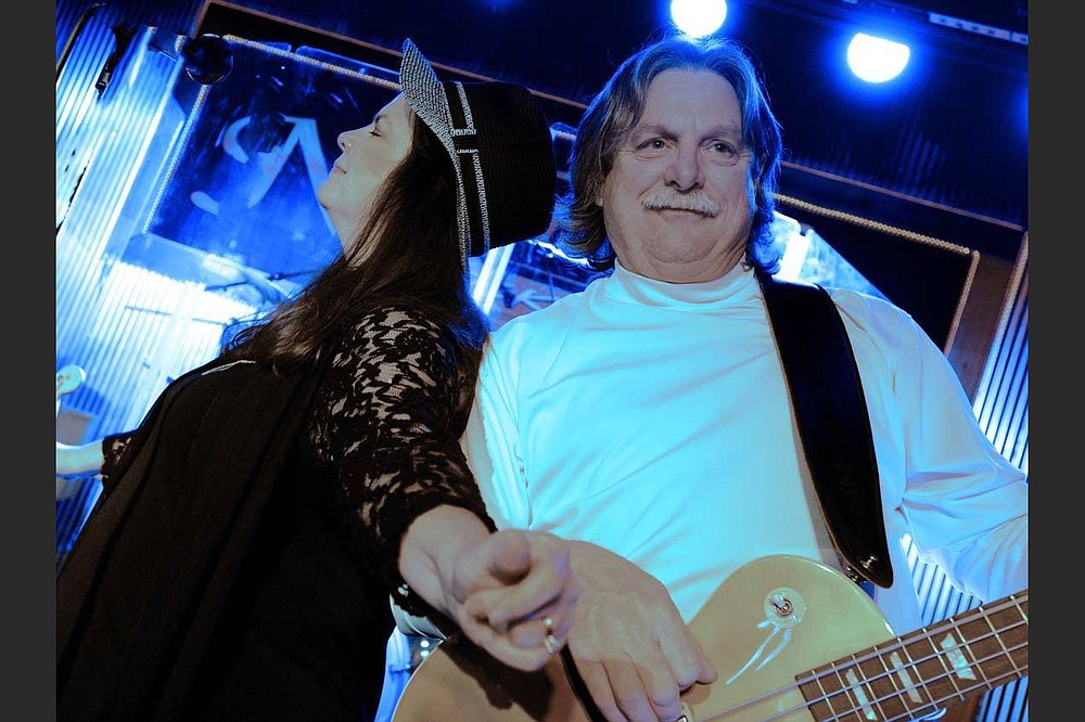 Harrisong — Karen Harris and her husband, Wightman Harris — will perform Saturday at Town Pump. (Special to the Democrat-Gazette/Sam Giannovola)