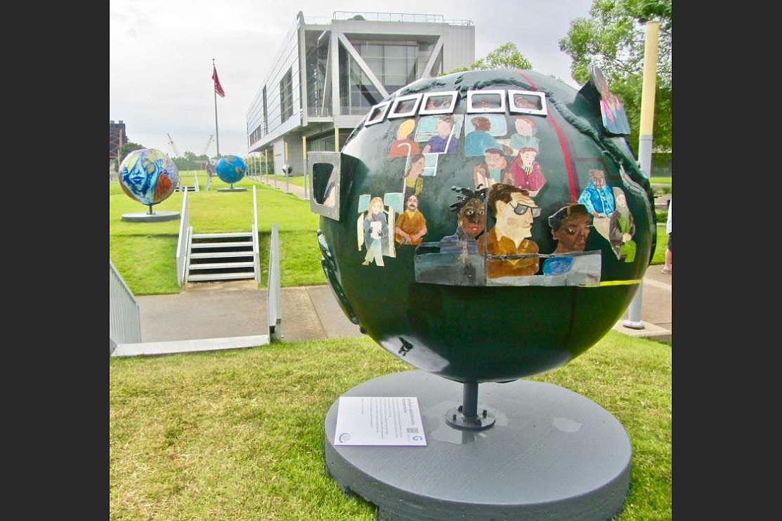 ARKANSAS SIGHTSEEING: 'Cool Globes' outdoor exhibit on view at