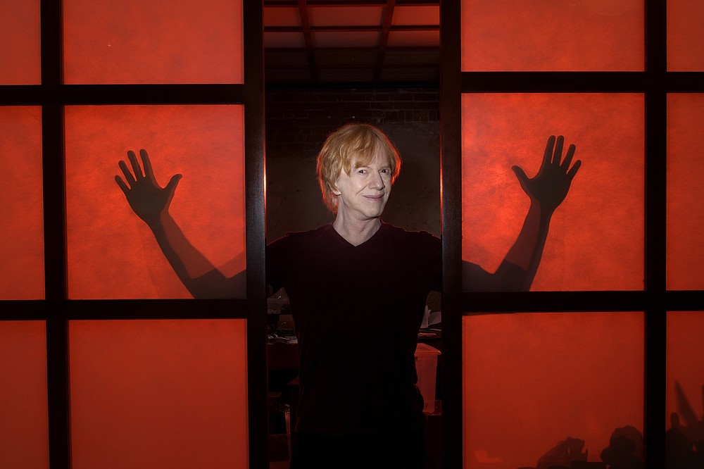 Musician Danny Elfman poses in his studio on May 26, 2021, in Los Angeles to promote his 18-track double album “Big Mess.” (AP Photo/Mark J. Terrill)