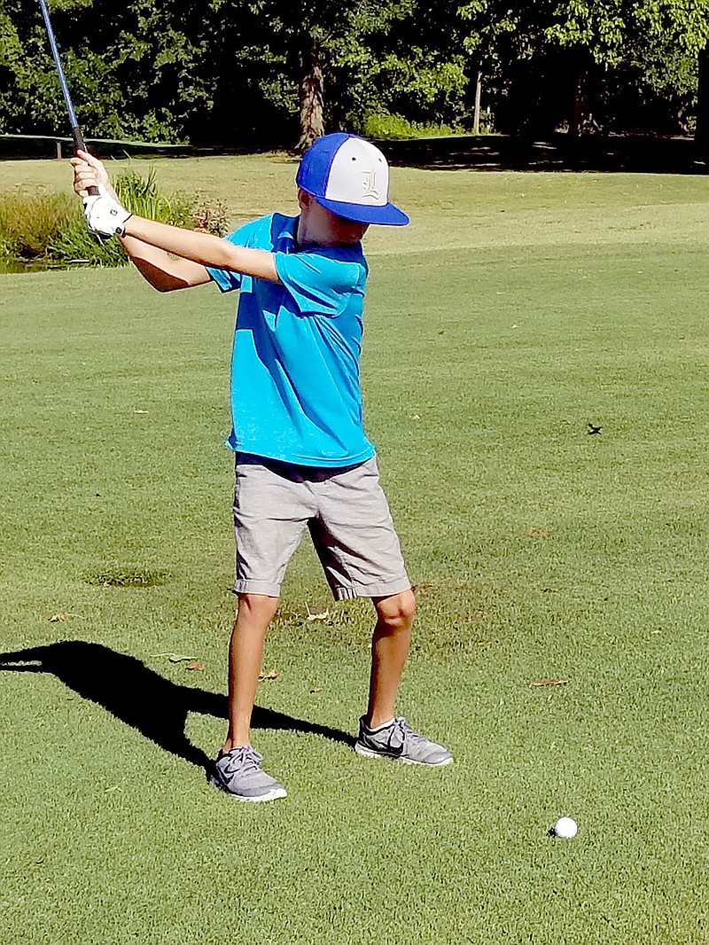 Photo submitted Golfers in Bella Vista’s PGA Junior League start as young as six years old.