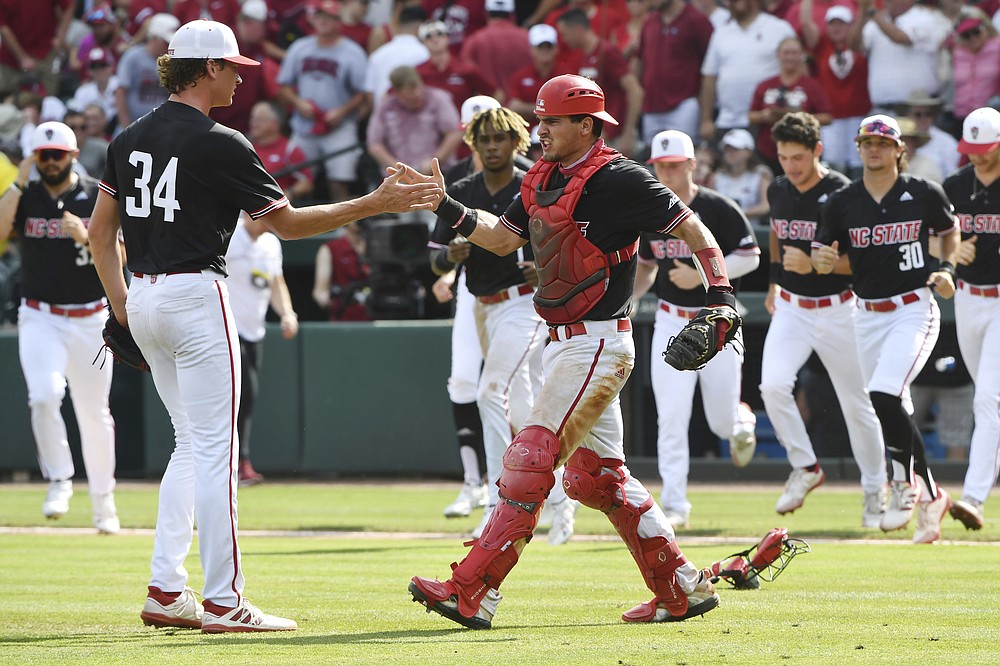 Hogs limited to 4 hits in loss to Wolfpack