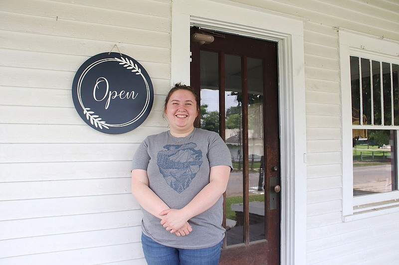 LYNN KUTTER ENTERPRISE-LEADER
Mollie Hutchins of Prairie Grove is the volunteer manager for the new Prairie Grove Heritage Museum on Buchanan Street. She has been interested in history since she was 9 years old.