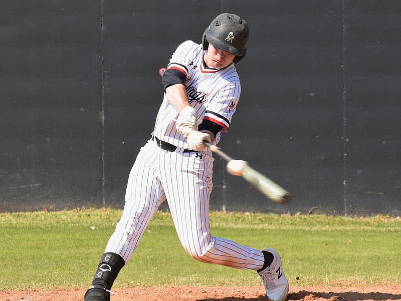 RICK PECK/SPECIAL TO MCDONALD COUNTY PRESS McDonald County junior catcher Cole Martin was recently named first team all-state by the Missouri High School Baseball Coaches Association.