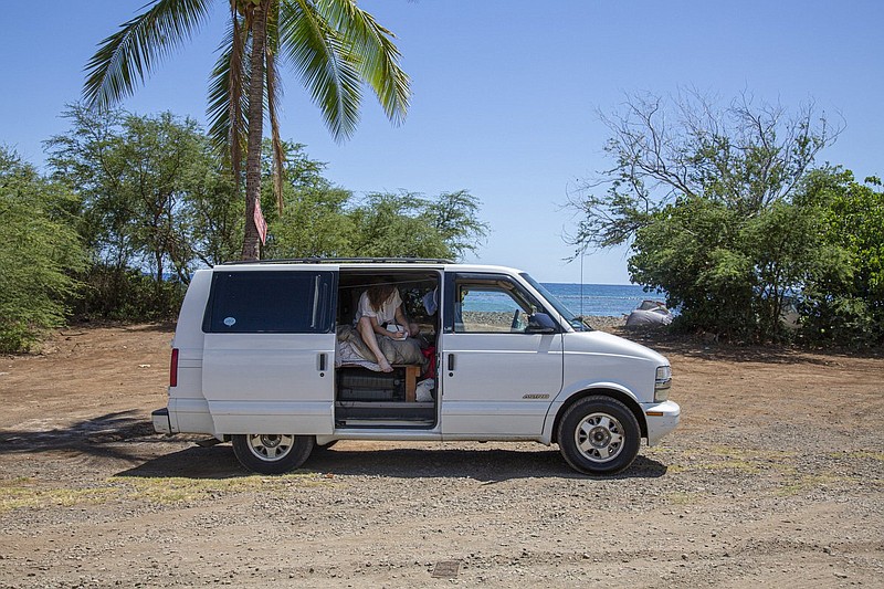 Thinking of getting in on the van life craze? Reporter Natalie Compton tested out the van life in Maui so you don’t have to. (Photo for The Washington Post/Ryan Siphers)