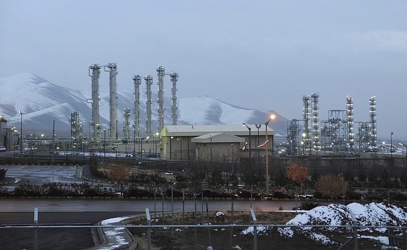 FILE - This Jan. 15, 2011 file photo shows Arak heavy water nuclear facilities, near the central city of Arak, 150 miles (250 kilometers) southwest of the capital Tehran, Iran. (AP Photo/ISNA, Hamid Foroutan, File)