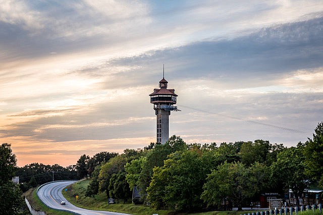 Inspiration Tower, offering panoramic views from 230 feet in the air, opened at Shepherd of the Hills in 1990.

(Courtesy Photo/Shepherd of the Hills)