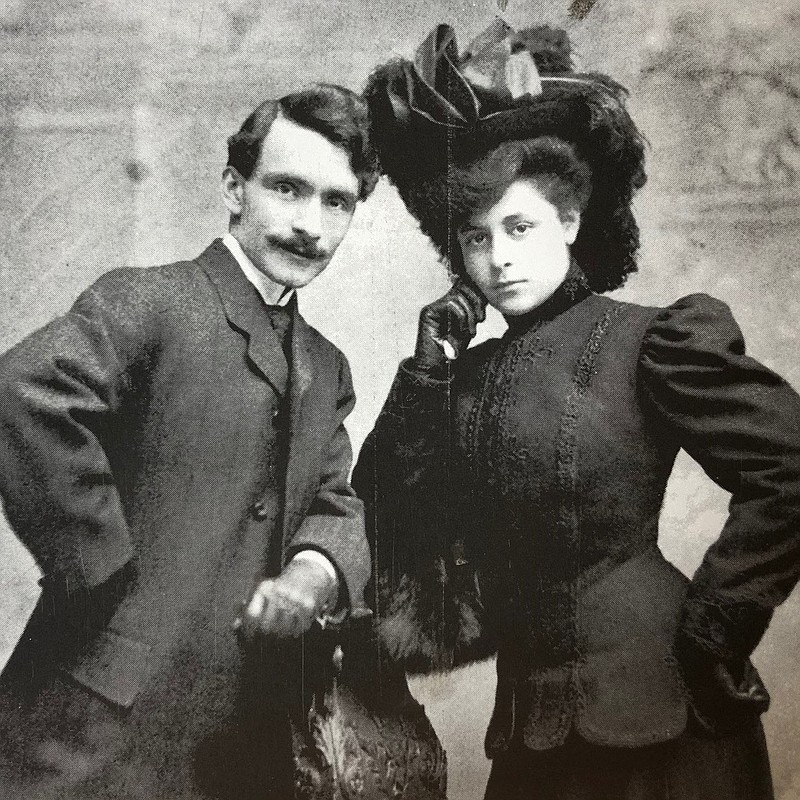 Antonio Marinoni and his wife, Rosa Zagnini Marinoni.
(Photo courtesy of Flashback)