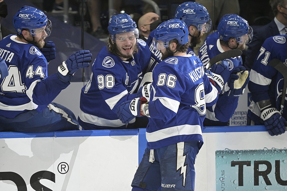 Kucherov leads Lightning to verge of back-to-back Stanley Cup titles