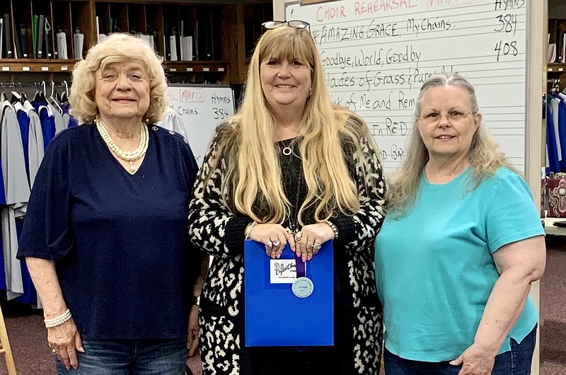 From left are Margaret Kresse, director, Sonja Parnell and Judy Pugh, assistant director and membership chair. - Submitted photo
