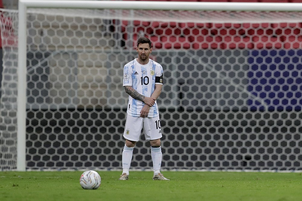 Messi ARGENTINA 2021 Player Version Shirt Final Match Copa America