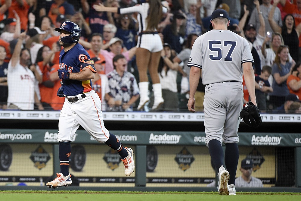Altuve hits HR, Astros beat Rays 4-0 to clinch AL West title National News  - Bally Sports