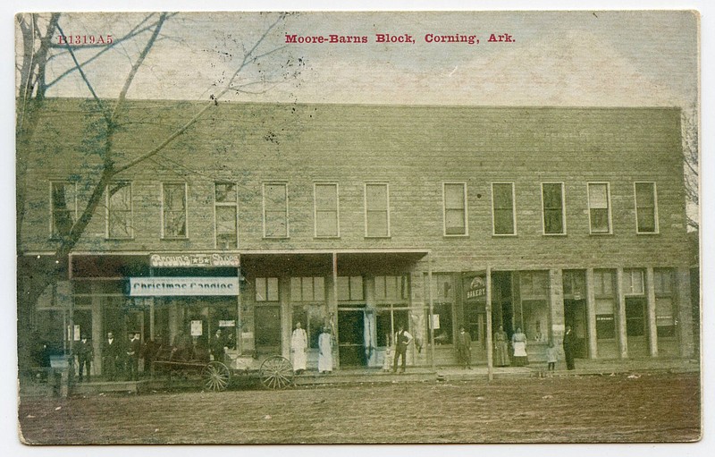 Corning, 1911: "We arrived 1:39 AM and the wagon was here waiting for us."