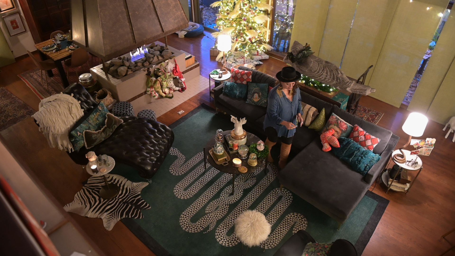 My Favorite Things: Christine Hartman's eclectic living space makes the most of a central fireplace - Vimarsana News