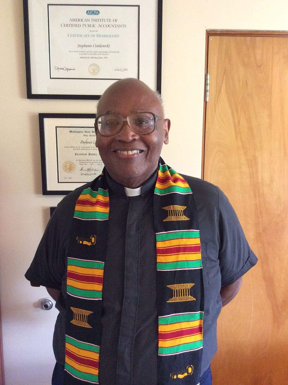 Joseph Oneal McGowan died at Sacred Heart at age 80. The Seattle Archdiocese's first Black priest, he inspired students with his booming voice and righteous outrage over racial injustice. (Keith Grate/Courtesy Sacred Heart Jesuit Center/TNS)