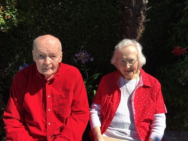 In early January 2021, Gerald Gordon, left, succumbed to COVID at age 95. Gordon, a native of Spokane, taught at Gonzaga and Xavier University in Cincinnati before working as a hospital chaplain for nearly three decades. (Sacred Heart Jesuit Center/TNS)