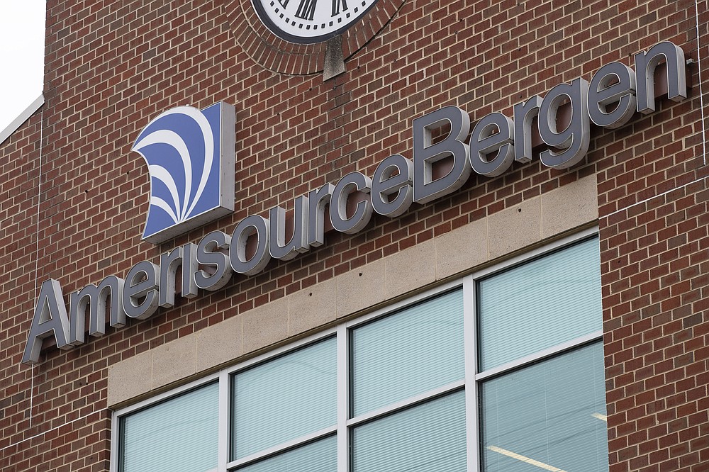 FILE - This Oct. 16, 2019, file photos shows an AmerisourceBergen Corp. office building in Conshohocken, Pa. A $26 billion settlement between the three biggest U.S. drug distribution companies and drugmaker Johnson & Johnson and thousands of states and municipalities that sued over the toll of the opioid crisis is certainly significant, but it is far from tying a neat bow on the tangle of still unresolved lawsuits surrounding the epidemic. (AP Photo/Matt Rourke, File)