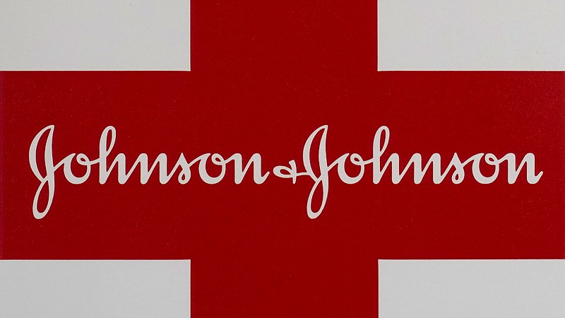 FILE - This Feb. 24, 2021 file photo shows a Johnson & Johnson logo on the exterior of a first aid kit in Walpole, Mass.  Johnson & Johnson reported strong second-quarter profit and revenue, Wednesday, July 21,  as the health care industry recovers from the effects of the coronavirus pandemic and it raised its expectations for the year for both.   (AP Photo/Steven Senne, file)