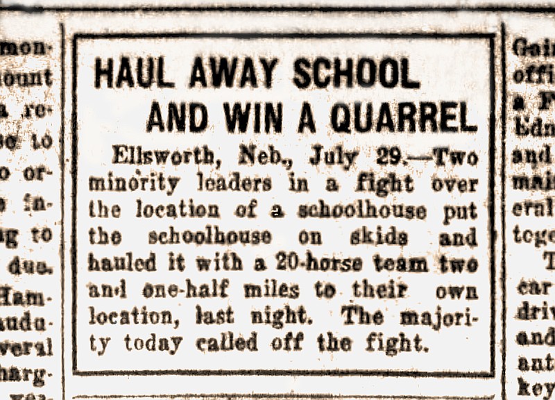 From the July 30, 1921, Arkansas Gazette, here's news of a type one isn't likely to be seen today.
(Arkansas Democrat-Gazette)