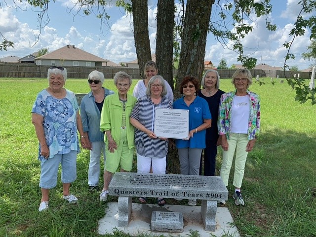 Photo submitted Questers pictured from left: Elaine Rooney, Julie Fischer, Jan Vogel, Lisa Chaffin, Sally Clapp, Esther Osbahr, Carolan Weaver and Katy Van Note, president. Not pictured: Brenda Anderson, Betty Boling-Stull, Marta Lou Chandler, Trish Chastain, Becky Fox, Ellen Gaconnier, Becky Golien, Bev Helton, Florence Hill, Lou Jasper, Dianne Krolikowski, Sue Reinsch, Marilyn Roche, Eric Stull, Carol Tomlinson, Nancy Veach, Bev Wiker, Suzann Wresche.