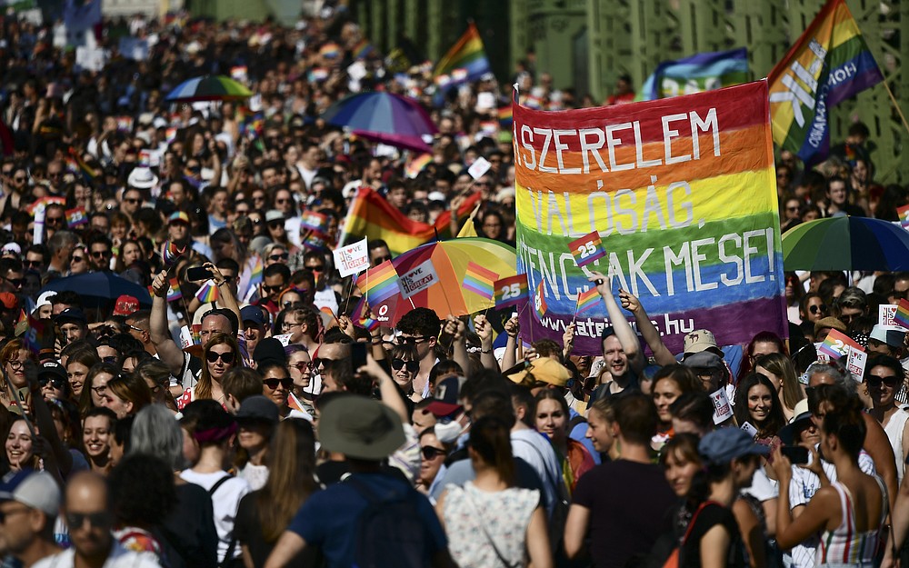 Thousands March For Lgbt Rights In Hungary Parade