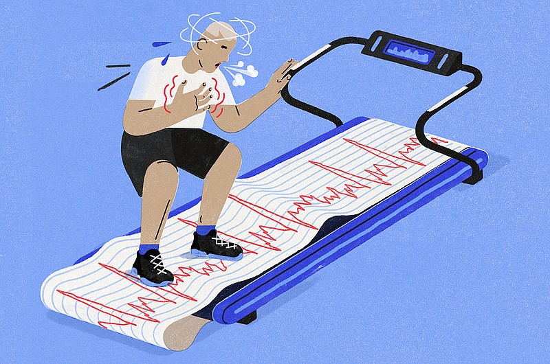 About 3 million adults in the U.S. have been diagnosed with A-fib, a heart-rhythm abnormality that's on the rise. (The New York Times/Gracia Lam)