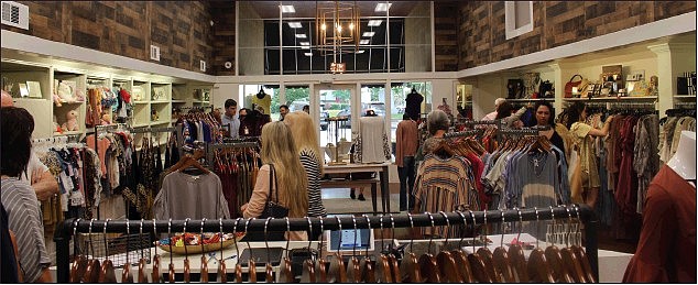 The Perfects on Main, in downtown El Dorado, is hosting a back-to-school clothing drive. The boutique is seen on it's opening day in 2019 in this News-Times file photo.