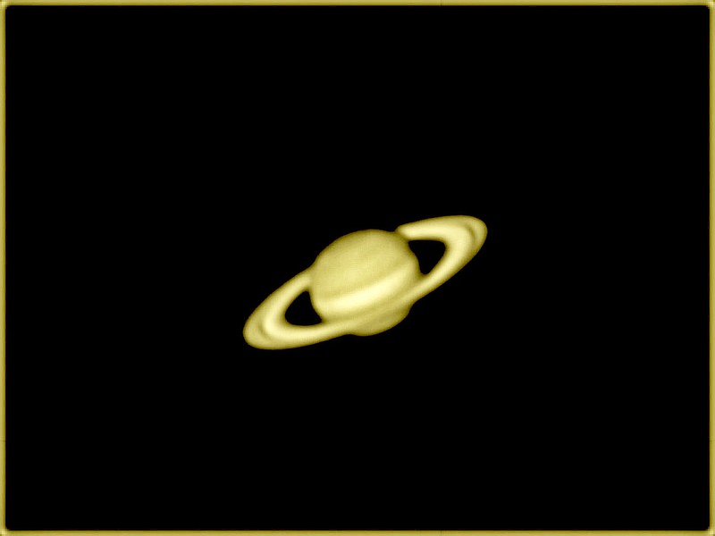 David Cater/Star-Gazing
Pictured is Saturn and its rings.